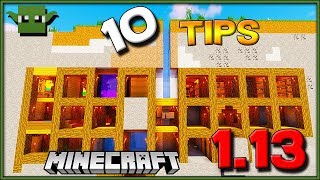 Minecraft 10 Tips for an Underground Survival Base [upl. by Garrard]