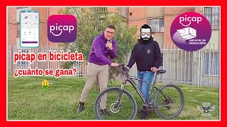 PICAP en BICICLETA 😱 DOMICILIOS y MENSAJERÍA pibox 📦 [upl. by Eihtak318]