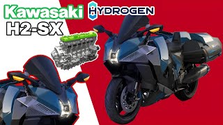 2023 Kawasaki Hydrogen Engine H2SX  Unveiled The World Premier [upl. by Ariay180]