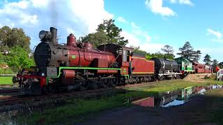 C17 971 and DH45  SDSR Steam Train to Wallangarra  30102021  Part 2 of 2 [upl. by Adyan]