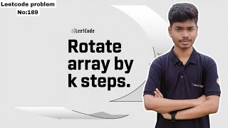 Rotate an array by K places  Leetcode 189 [upl. by Amehsyt]