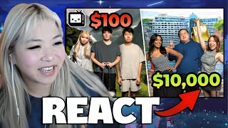 Yvonne REACTS to Offlinetv 10000 vs 100 vacation [upl. by Lani]