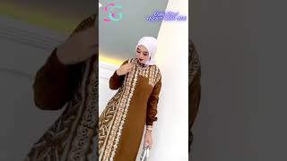 GAMIS BATIK INDONESIA BY SOBHA GAMIS MODEL TERBARU 2024 fasion fasiondesign muslimfashion gamis [upl. by Gavriella]