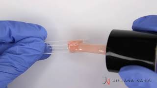 Quick Fiberglasgel mit Dual Tips  Step by Step Anleitung  Juliana Nails gellack nailart [upl. by Ativoj]