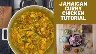 Jamaican Curry Chicken Tutorial [upl. by Atinaej]