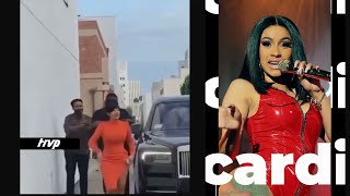 Cardi B Screams as Offset is detained by police [upl. by Aivyls]