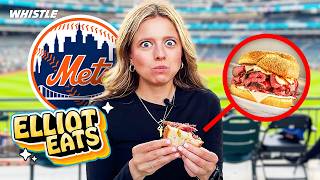 Trying EVERY Food At The New York Mets Stadium 🤤 [upl. by Oates484]