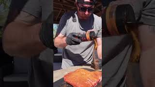 Beef Ribs on CharGriller bbq chargrill recipe [upl. by Adnilev]