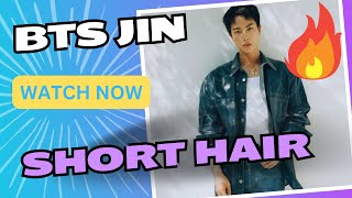 quotBTSs Jin Captivates Fans with PostMilitary Look and Short Hairstylequot [upl. by Norrv]