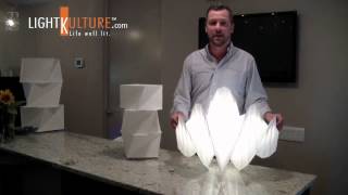 Artemide INEI Collection designed by Issey Miyake Product Demonstration [upl. by Tdnaltroc175]