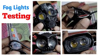 Bike Fog led light  Bike headlight power Full  Electronics Verma [upl. by Golub]