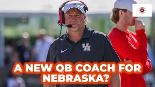 A new QB coach Plus a monster transfer addition to Nebraska football [upl. by Lifton335]