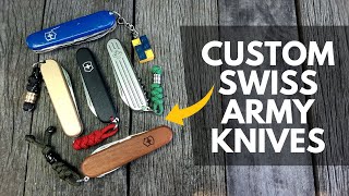 Easy Custom Swiss Army Knife Modifications that Anyone Can Do [upl. by Erusaert]