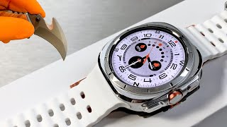 JS WATCH 7 Ultra Amoled Sport SmartWatch 2024 White Version Full Unboxing amp Review  ASMR [upl. by Annahtur]