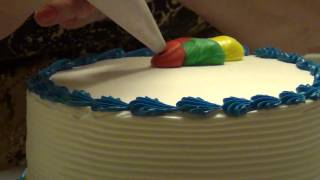 A Birthday Cake with Buttercream Balloons by CakesToYouTutorialscom [upl. by Aramo]