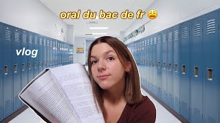 mini vlog je passe loral du bac de français [upl. by Yenaffit]