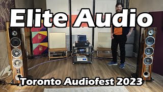 Triangle Magellan Cello 40th Anniversary Speakers  Elite Audio Toronto Audiofest 2023 [upl. by Leor]