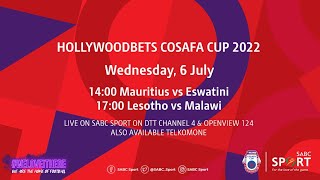 COSAFA CUP 2022  Mauritius vs Eswatini [upl. by Yelsew]