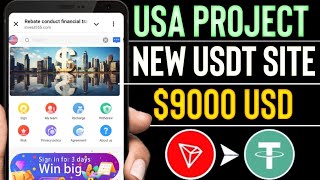 USDT earning website order grabbing appMake USDT on mobile at home [upl. by Thielen]