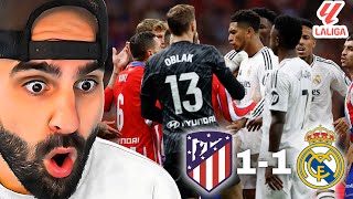 Atlético Madrid 11 Real Madrid I ENDRICK MISSES BIG CHANCE [upl. by Nitsur]