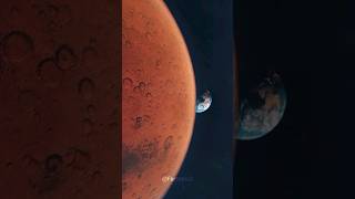 Mars going towards earth for colliding mars earth scienceknowledge facts science spacefacts [upl. by Omolhs434]