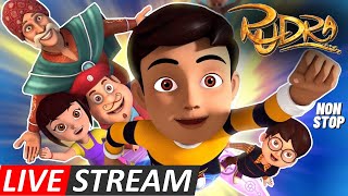 Rudra LIVE STREAM 🔴  The Magical Adventures  Fun Animated Show for Kids Rudra [upl. by Neelhsa]