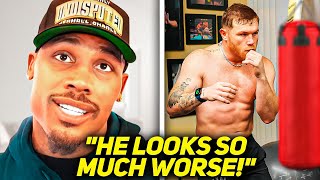 Jermell Charlo REACTS To Canelo Alvarez NEW Training Footage [upl. by Halilad]