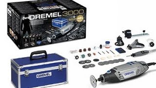 Dremel 3000 Gold Kit Lets take a look Part 2 Line amp circle cutting attachment 678 [upl. by Borlase]