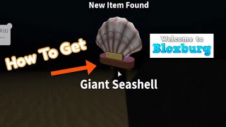 How to get the Bloxburg Seashell Trophy [upl. by Karim955]