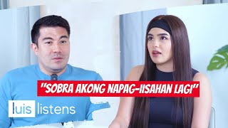 LUIS LISTENS TO ANDREA BRILLANTES Sobra akong napagiisahan lagi  Luis Manzano [upl. by Nylzaj890]