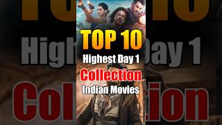 Top 10 Highest Day 1 Collection indian Movies filmcritic movie film shorts viralvideo [upl. by Acinorehs]