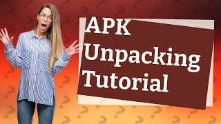 How to extract an APK file in PC [upl. by Birch]