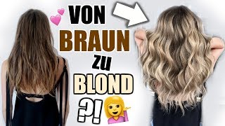 Große Veränderung Braun zu Blond Kommt mit zum Friseur ♡ BarbaraSofie [upl. by Grosz45]