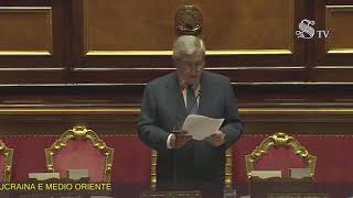 Renzi  Intervento in Senato 031024 [upl. by Salas190]