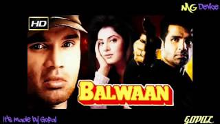 BALWAAN movie super hit song  Divya bharti superhit song with Sunil Shetty [upl. by Ymassej]