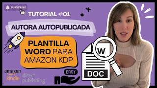 🚀 Plantilla de Word para Amazon KDP tutorial autopublicación escribir y publicar libros [upl. by Eidoj]