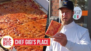 Barstool Pizza Review  Chef Gigis Place Franklin Square NY presented by Rhoback [upl. by Laurin]