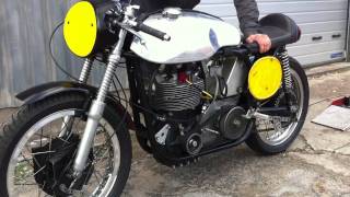 Manx Norton 1958 500cc Starting3 [upl. by Eduino]