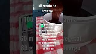 receta práctica de brownie con cacao en polvo [upl. by Simaj403]