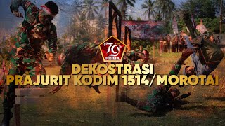 DEMOSTRASI PRAJURIT KODIM 1514MOROTAI [upl. by Divadnahtanoj668]