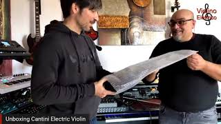 Unboxing Cantini Electric Violin [upl. by Oeak]