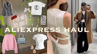 распаковка c aliexpress вещи из пинтерест и обновление гардероба🤲🏻 [upl. by Nnylcaj]