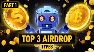 Top 3 Crypto Airdrops You Can’t Miss Earn Free Tokens Safely  Part 1 [upl. by Fahland]