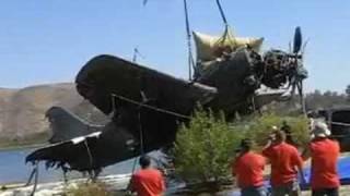 Curtis Helldiver SB2C  Recovered from Otay Reservoir [upl. by Stoffel]