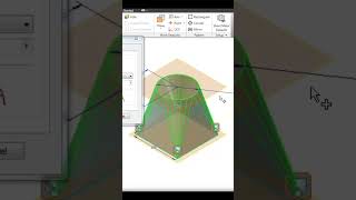 Autodesk Inventor Loft process mechanicaldesign cad inventor loft 3dmodel geometry metalwork [upl. by Noiz355]