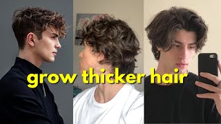 How to Grow Thicker Hair  Best Methods for Healthy Hair Growth [upl. by Annaeel]