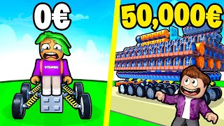 0€ AUTO vs 50000€ für RISKANTE TRANSPORTE in Roblox Risky Haul [upl. by Ataliah488]