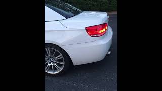 Bmw 335i straight pipe burbles [upl. by Eniledgam]