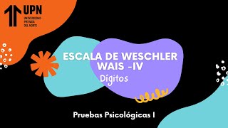 WAISIV  Retención de dígitos [upl. by Rhea453]