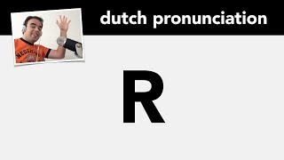 Dutch pronunciation the letter R  Nederlandse uitspraak alfabet R [upl. by Ralfston]